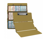 WhiteCoat Clipboard® Trifold - Tactical Brown Medical Edition